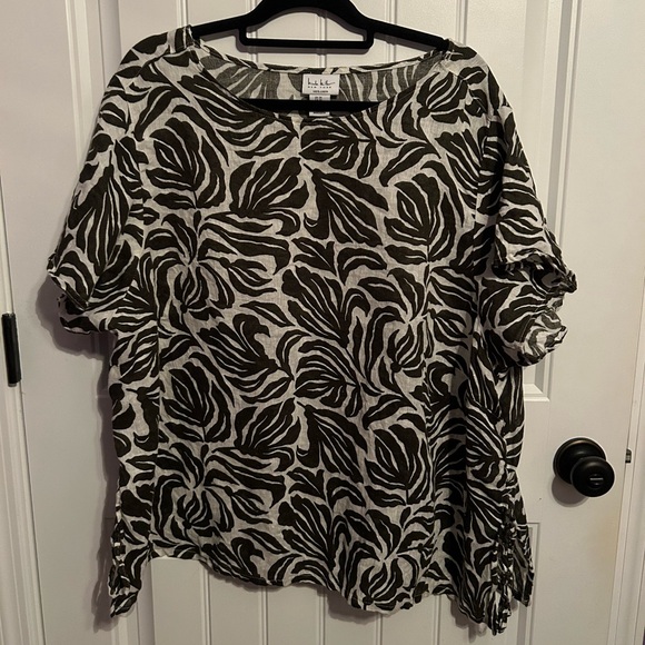 Nicole Miller Tops - Nicole Miller 100% linen top, size 3X